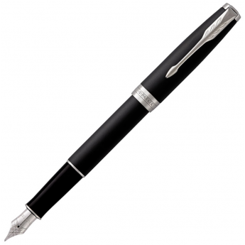 Перьевая ручка PARKER ESSENTIAL SONNET MATTE BLACK CT F CW1931521 Перьевая ручка PARKER ESSENTIAL SONNET MATTE BLACK CT F CW1931521